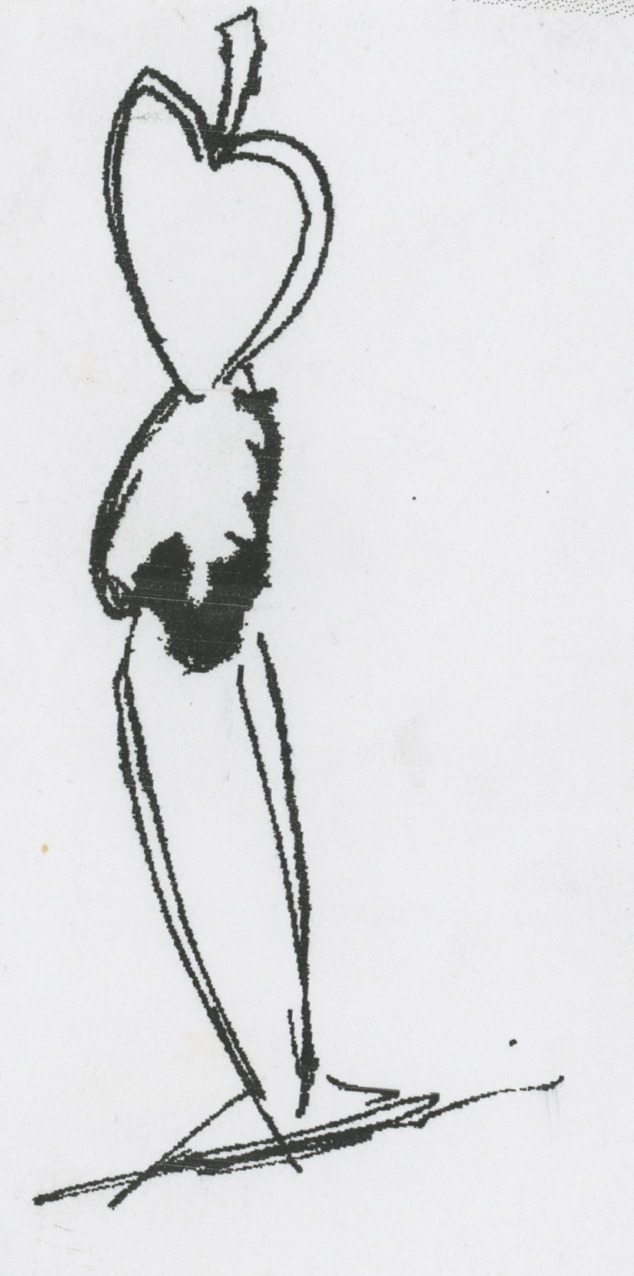 The Stork Lady, 1985 drawings